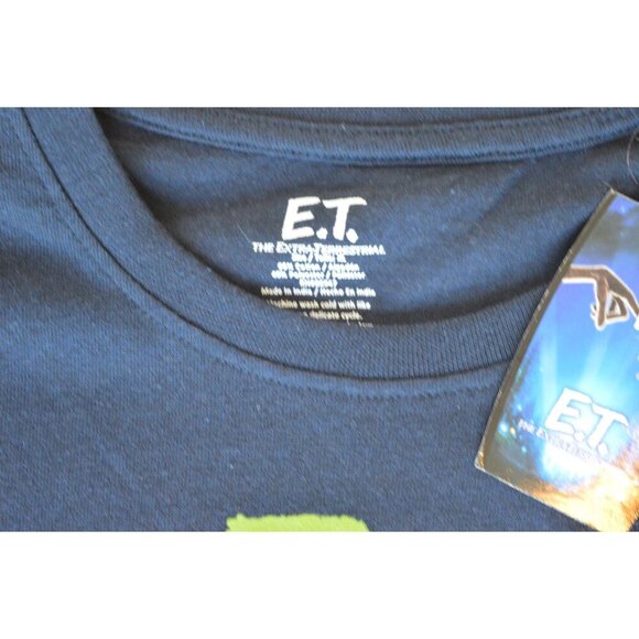 NWT E.T. The Extra-Terrestrial Graphic T-Shirt Men X-Large Navy Orange Purple - Picture 4 of 6